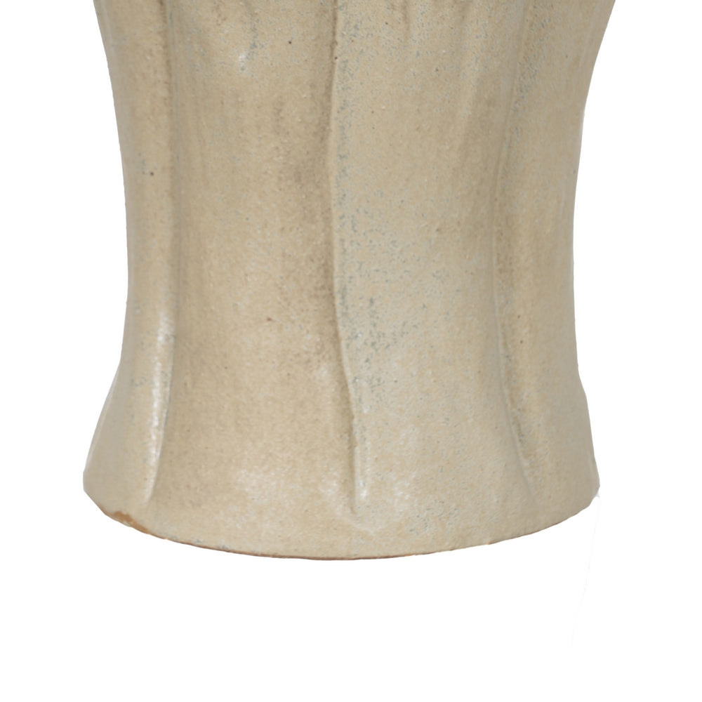 GREEN CERAMIC VASE DECORATION 33.50 X 33.50 X 58 CM