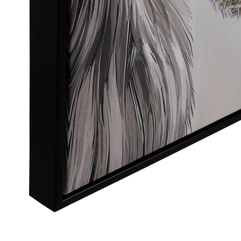 GORILLA PAINTING CANVAS DECORATION 80 X 80 CM