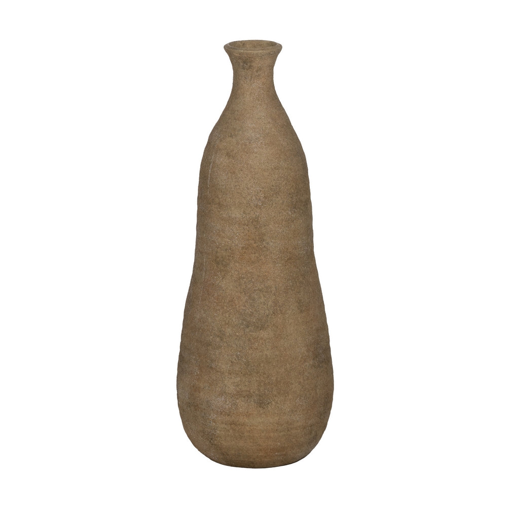 JARR�N BEIGE CER�MICA DECORACI�N 26,50 X 26,50 X 68 CM