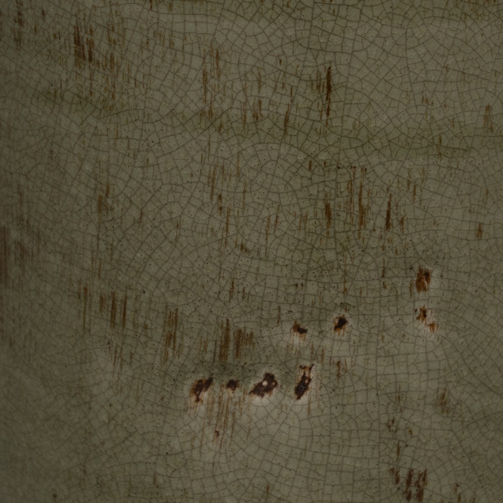 JARRÓN VERDE CERÁMICA DECORACIÓN 19,50 X 19,50 X 26,50 CM