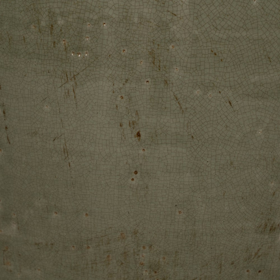 JARRÓN VERDE CERÁMICA DECORACIÓN 33 X 33 X 47 CM