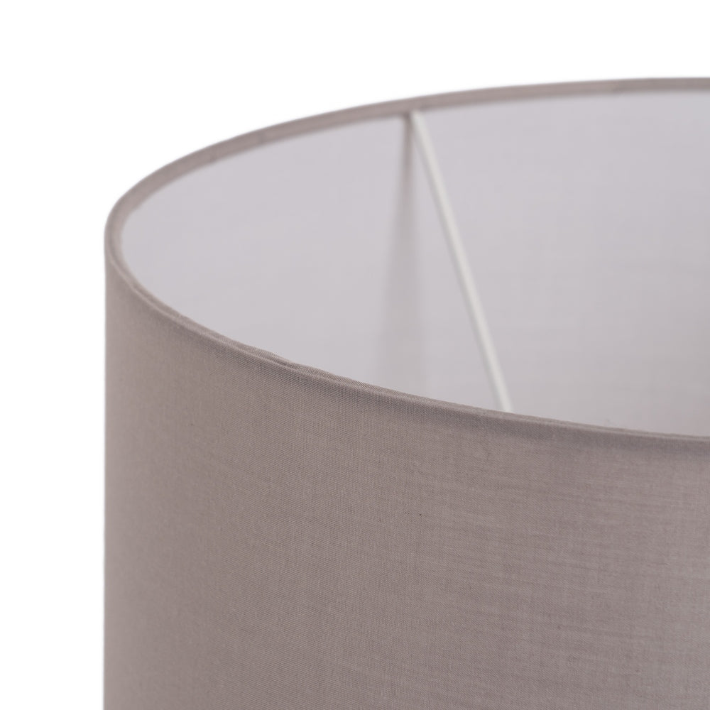TABLE LAMP WHITE-GREY PORCELAIN 23 X 23 X 44 CM