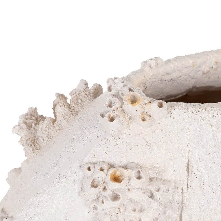 JARRÓN CORALES POLIRESINA DECORACIÓN 40 X 19 X 36 CM