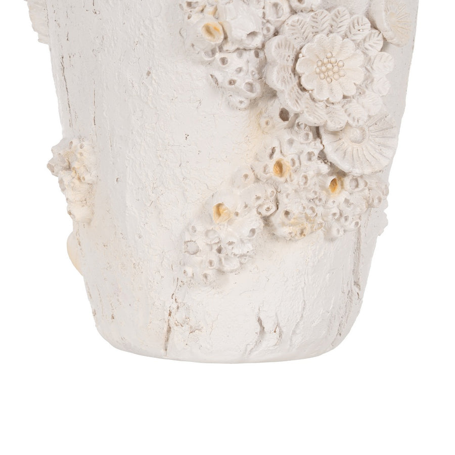 CORAL POLYRESIN VASE DECORATION 25 X 25 X 47.50 CM