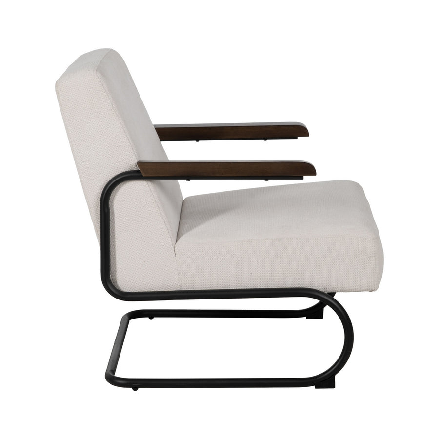SILLÓN BEIGE METAL-TEJIDO 61 X 70 X 85 CM