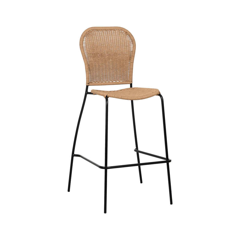 NATURAL STOOL PE-STEEL LIVING ROOM 59 X 59 X 116.50 CM