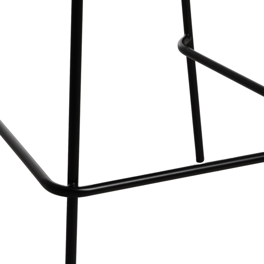 TABURETE NATURAL PE-ACERO SALÓN 59 X 59 X 116,50 CM