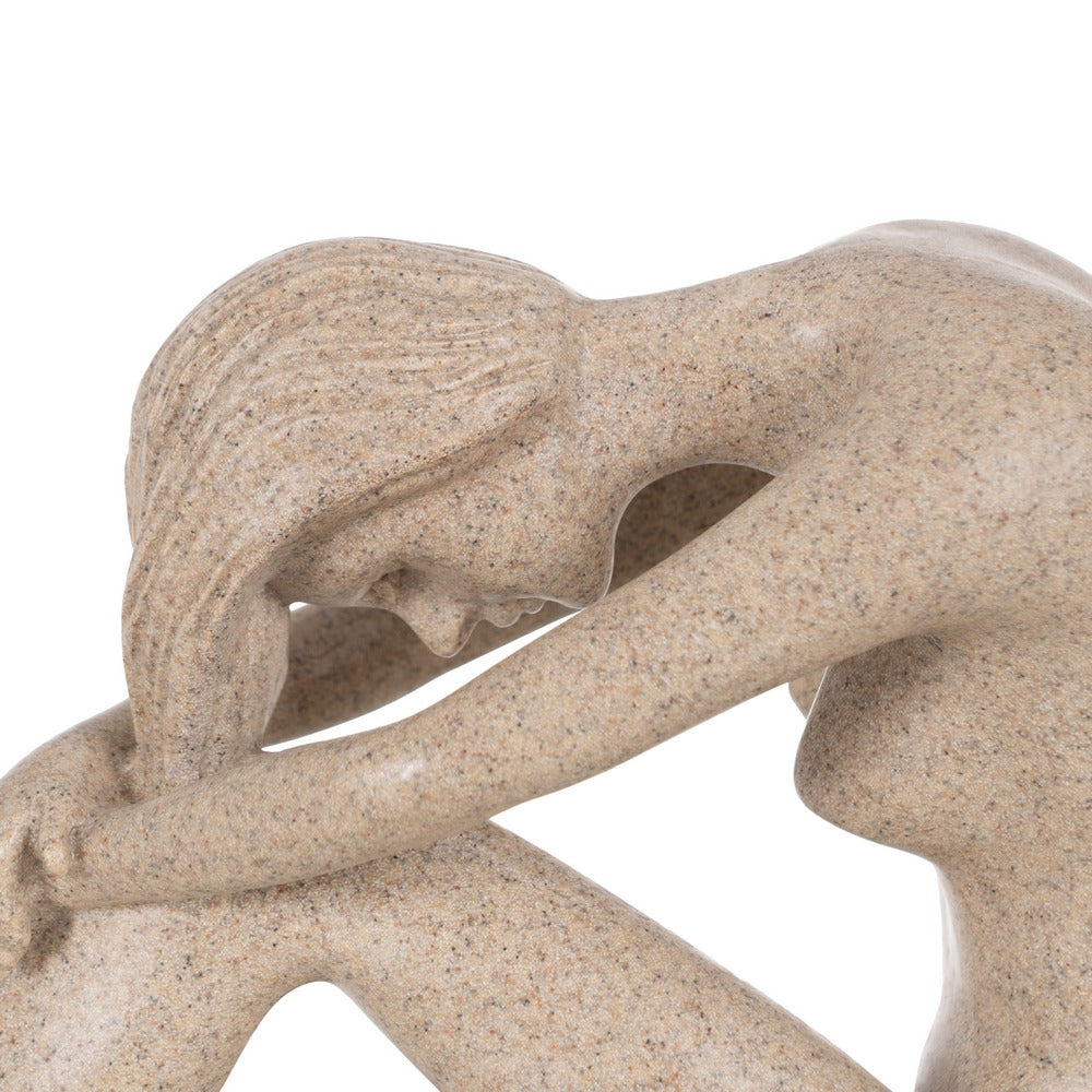NAKED FIGURE POLYRESIN DECORATION 28.50 X 17.50 X 18 CM