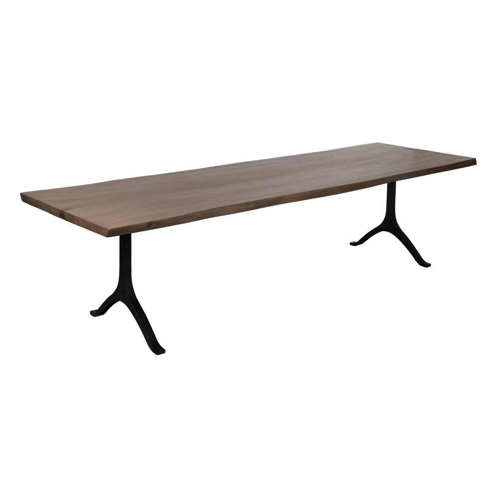 WOOD-METAL DINING TABLE LIVING ROOM 300 X 90 X 77 CM
