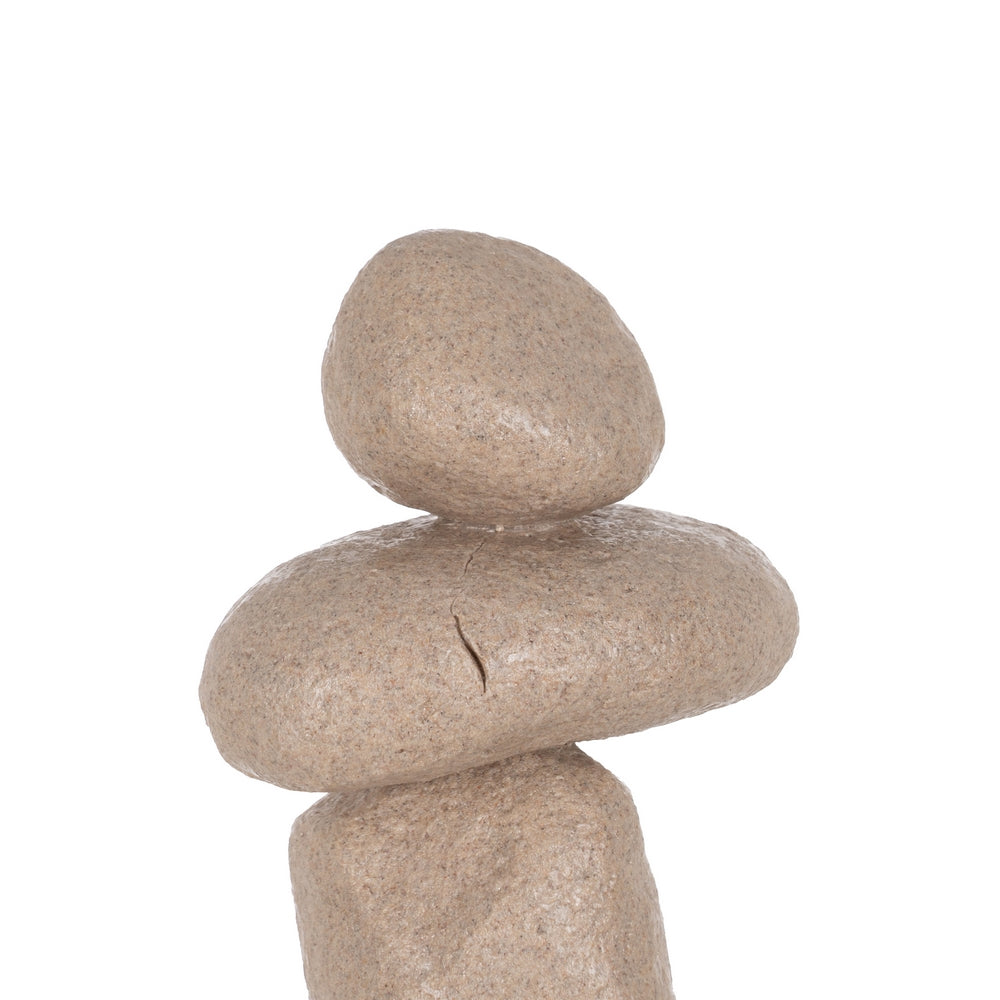 FIGURE STONES POLYRESIN DECORATION 22 X 16.50 X 60 CM