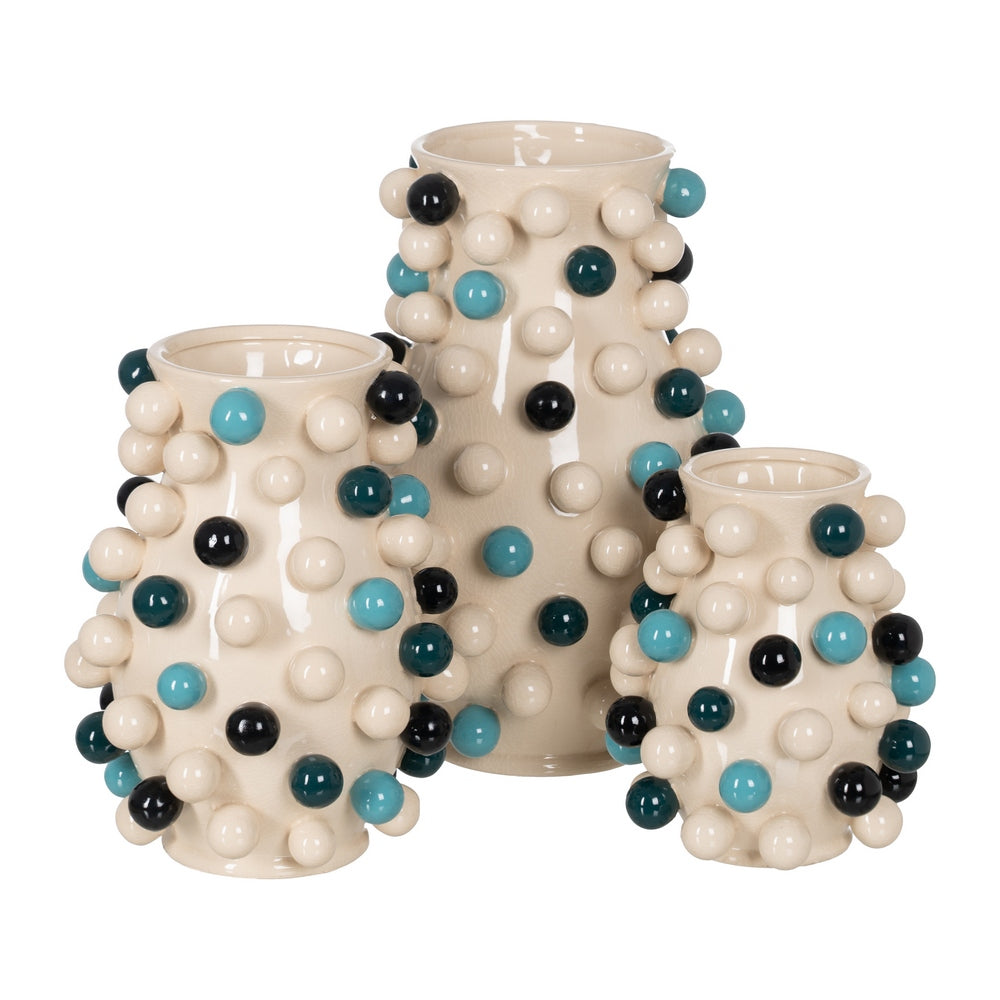 JARR�N MULTICOLOR CER�MICA 21 X 21 X 26 CM