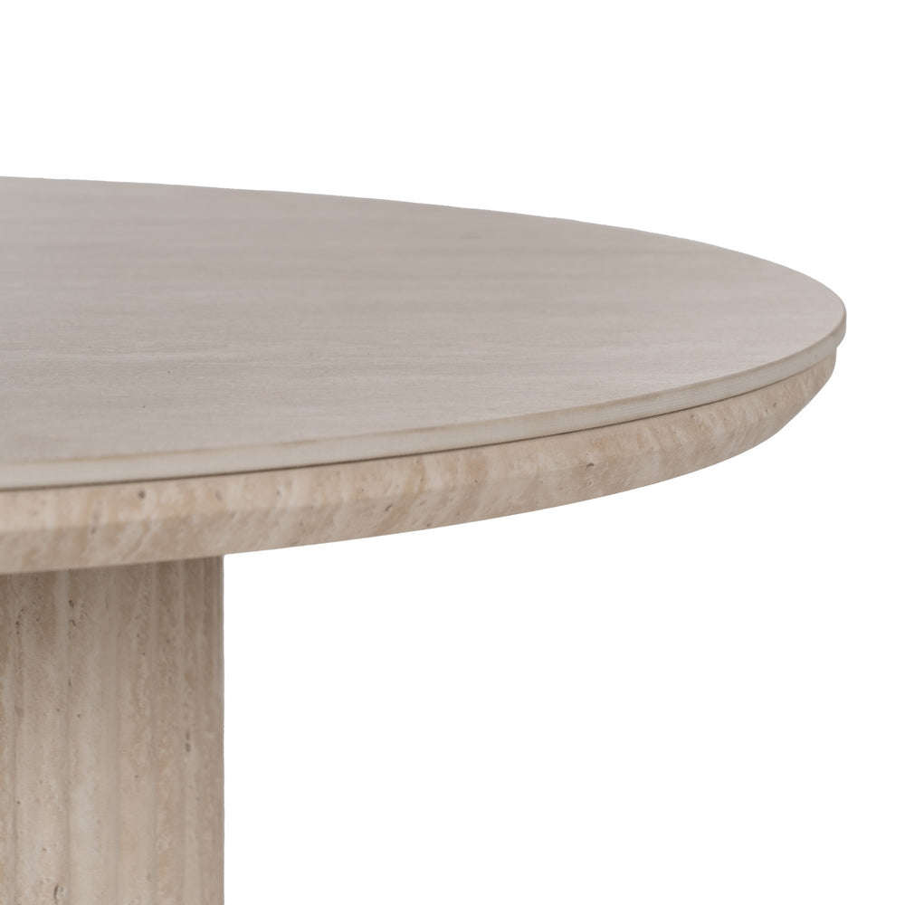 MESA CENTRO BEIGE PIEDRA MDF DECORACI�N 70 X 70 X 38,50 CM