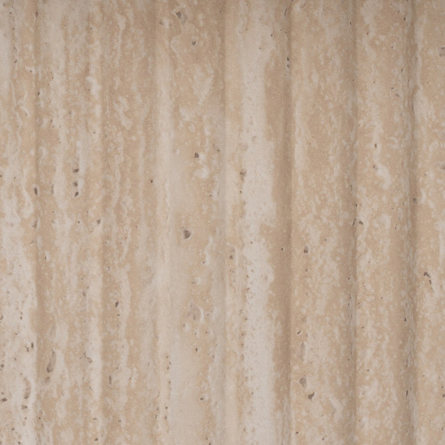 MESA CENTRO BEIGE PIEDRA MDF DECORACIÓN 90 X 90 X 45 CM