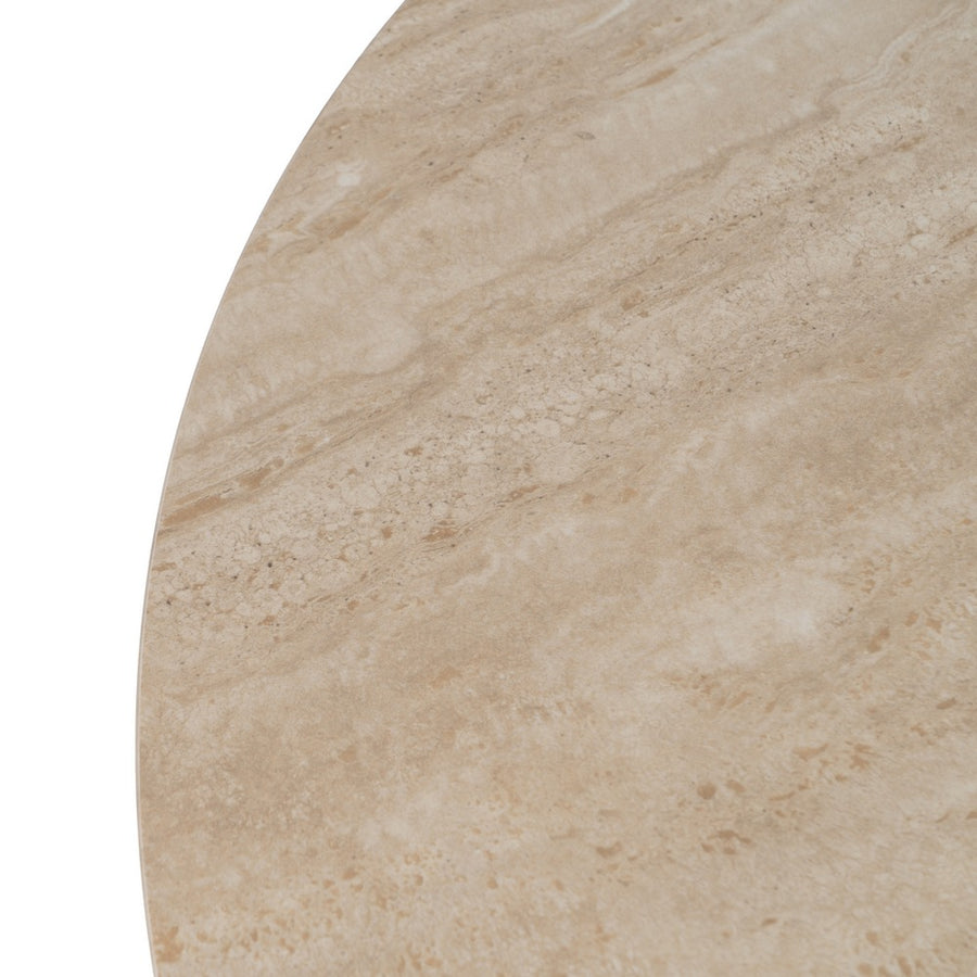 MESA COMEDOR BEIGE PIEDRA MDF DECORACIÓN 180 X 90 X 76 CM