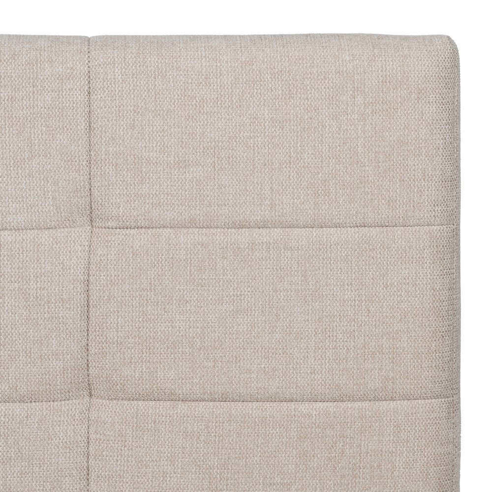 CABECERO BEIGE TEJIDO DORMITORIO 160 X 8 X 100 CM