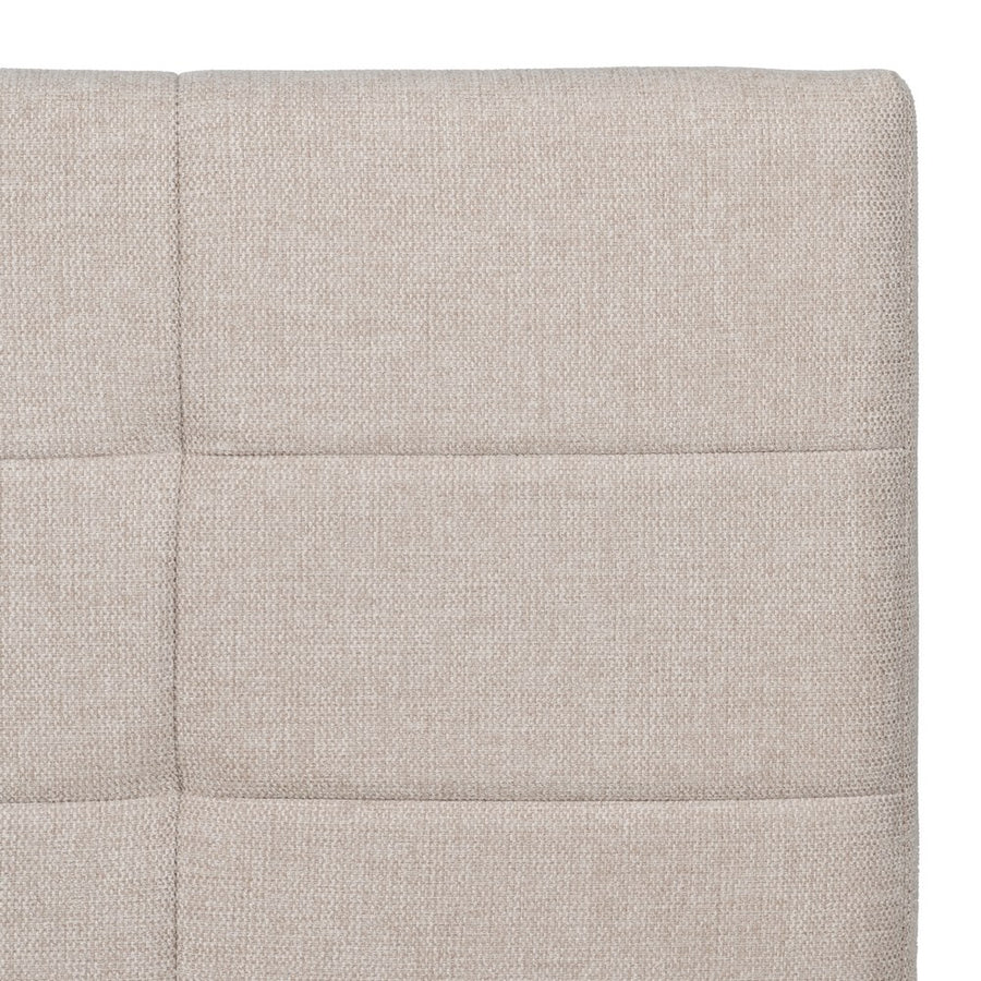CABECERO BEIGE TEJIDO DORMITORIO 160 X 8 X 100 CM
