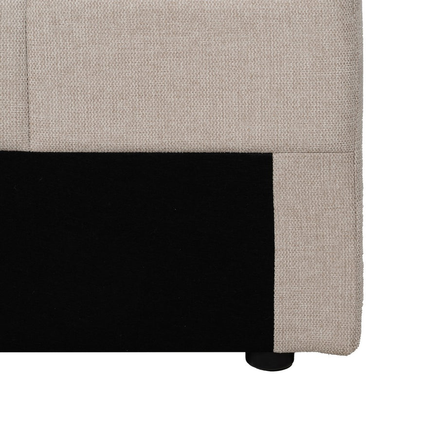 CABECERO BEIGE TEJIDO DORMITORIO 160 X 8 X 100 CM