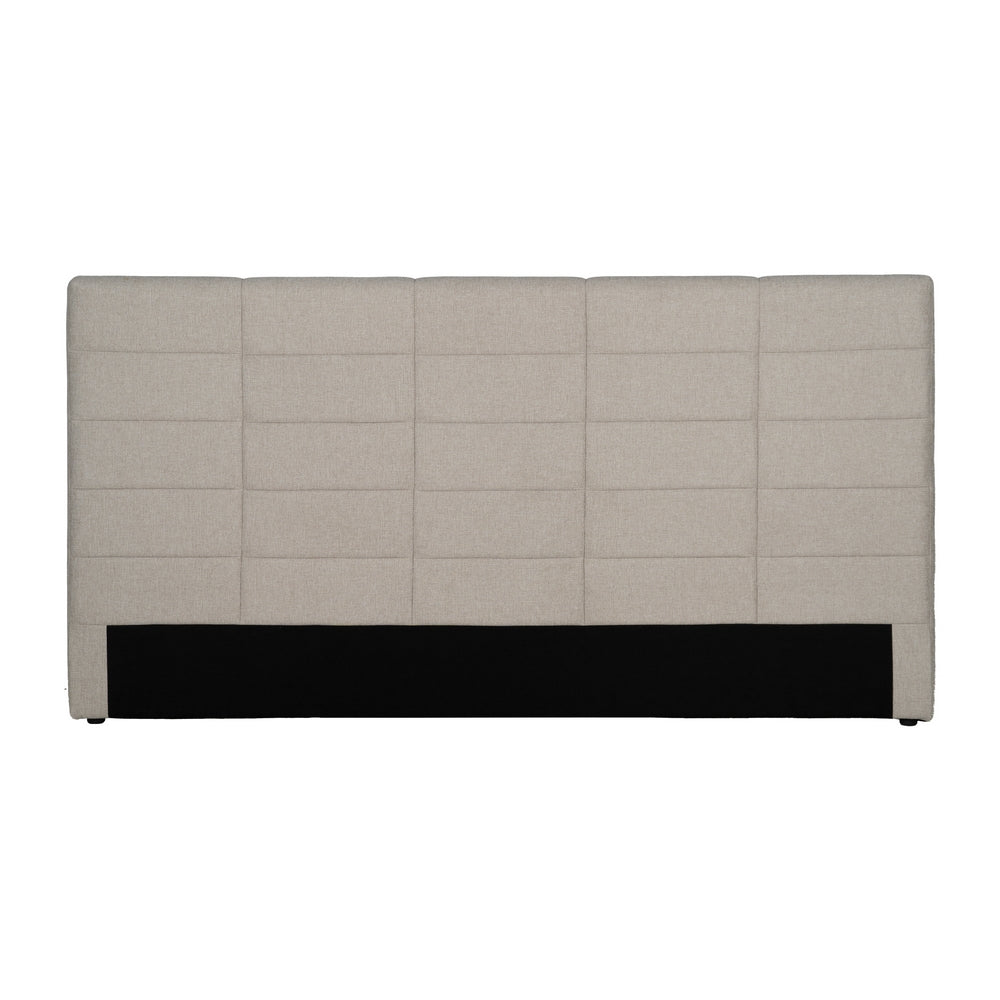 CABECERO BEIGE TEJIDO DORMITORIO 190 X 8 X 100 CM