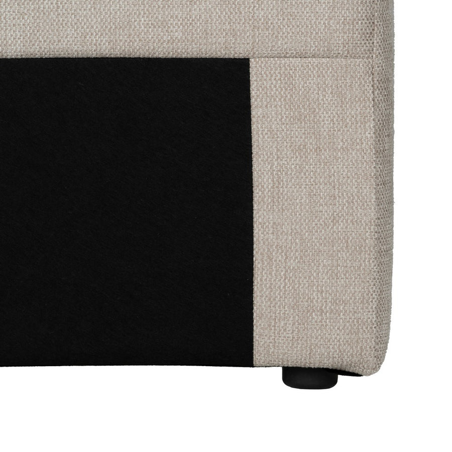 CABECERO BEIGE TEJIDO DORMITORIO 190 X 8 X 100 CM