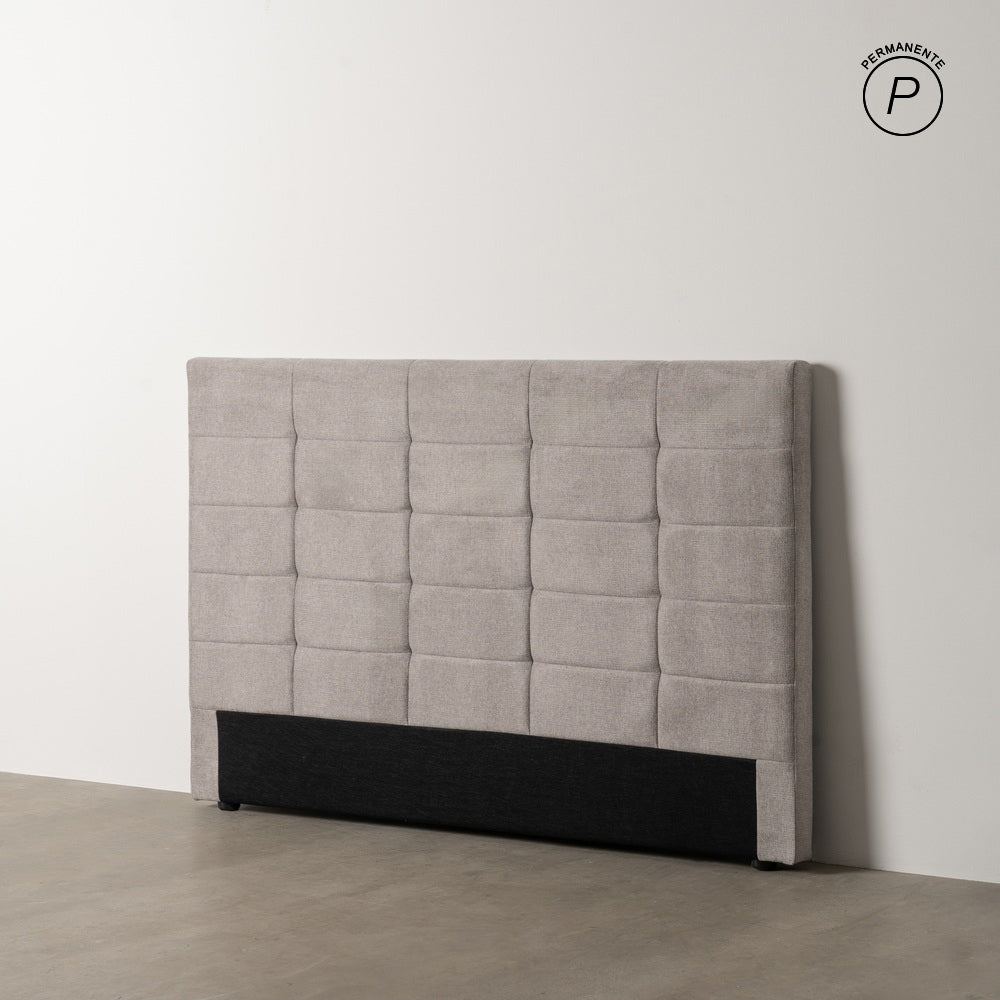 CABECERO GRIS TEJIDO DORMITORIO 160 X 8 X 100 CM