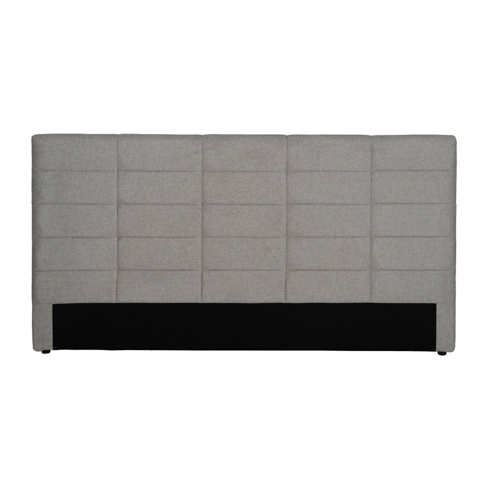 CABECERO GRIS TEJIDO DORMITORIO 190 X 8 X 100 CM