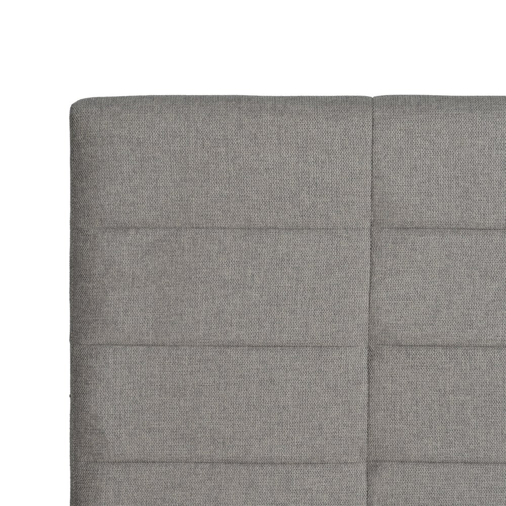 CABECERO GRIS TEJIDO DORMITORIO 190 X 8 X 100 CM