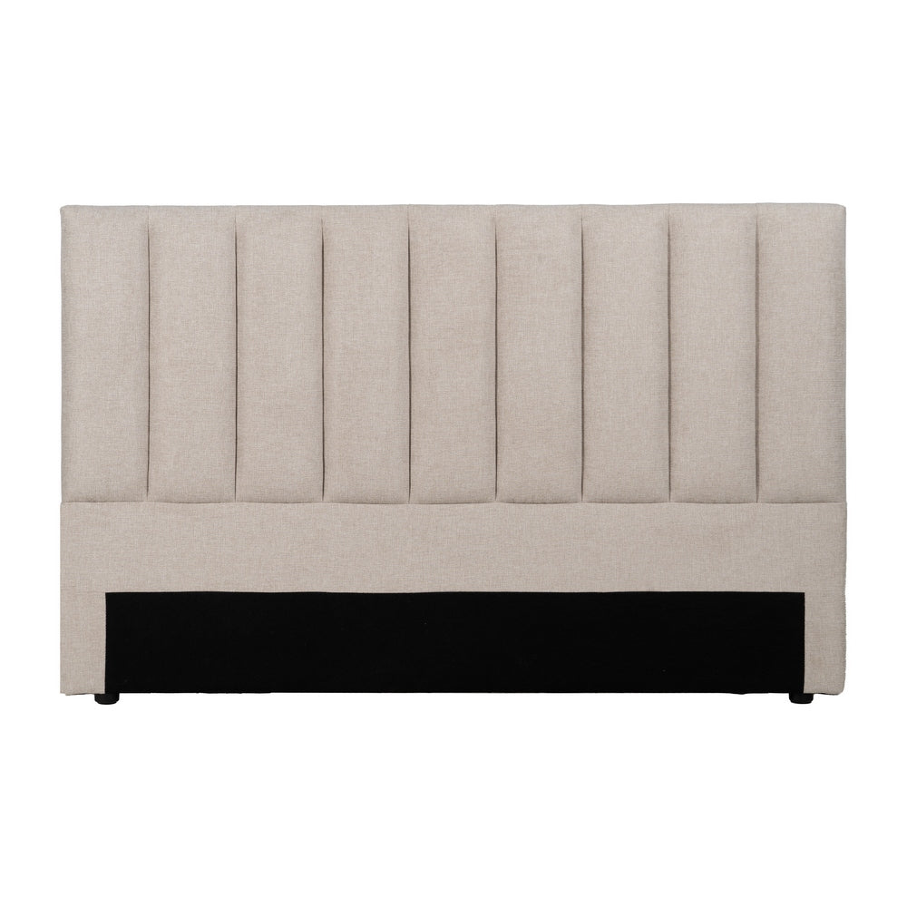 CABECERO BEIGE TEJIDO DORMITORIO 160 X 8 X 100 CM