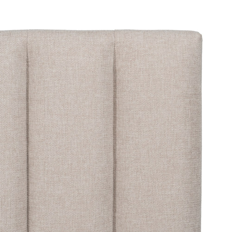 CABECERO BEIGE TEJIDO DORMITORIO 160 X 8 X 100 CM