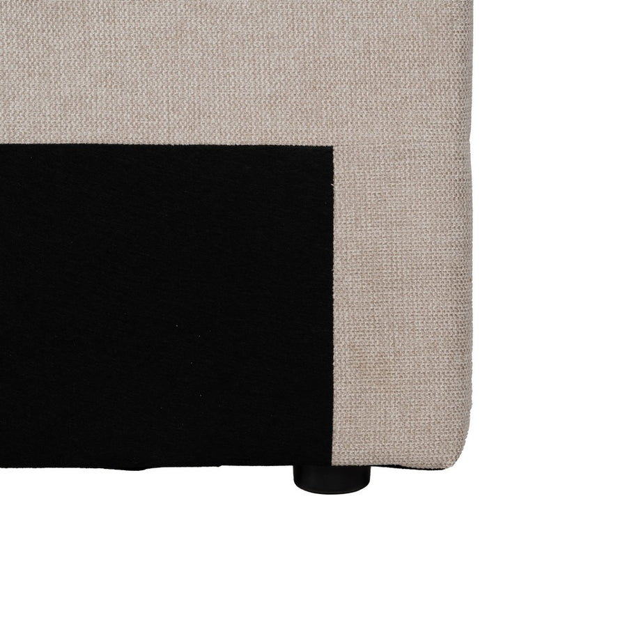CABECERO BEIGE TEJIDO DORMITORIO 160 X 8 X 100 CM