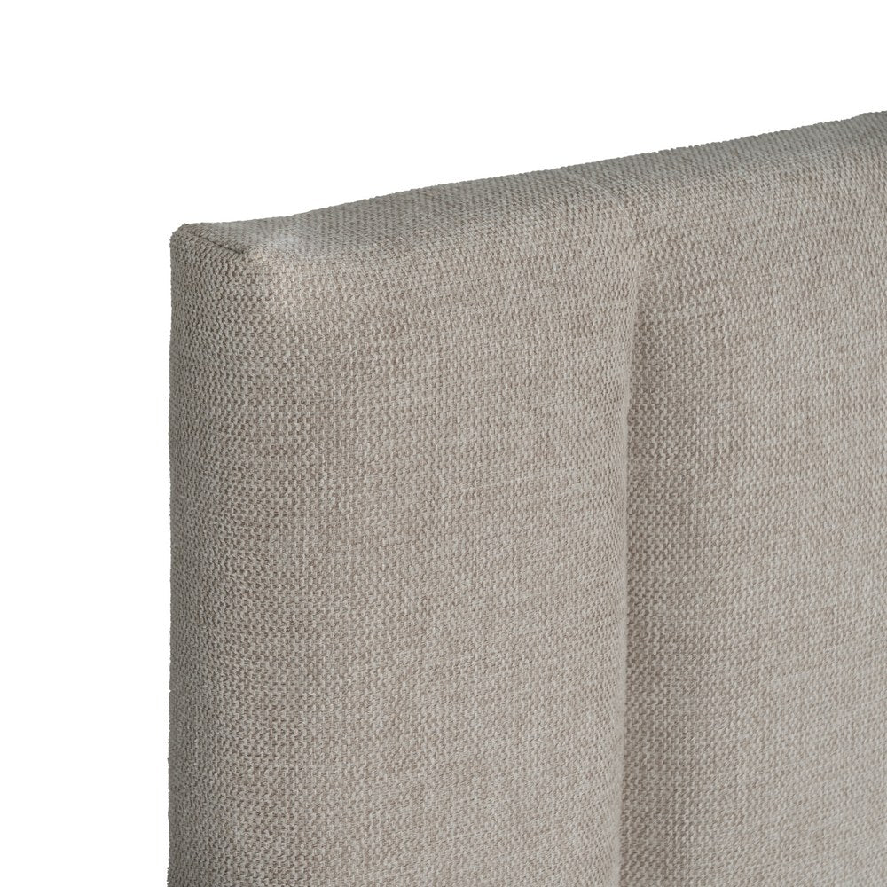 CABECERO BEIGE TEJIDO DORMITORIO 190 X 8 X 100 CM