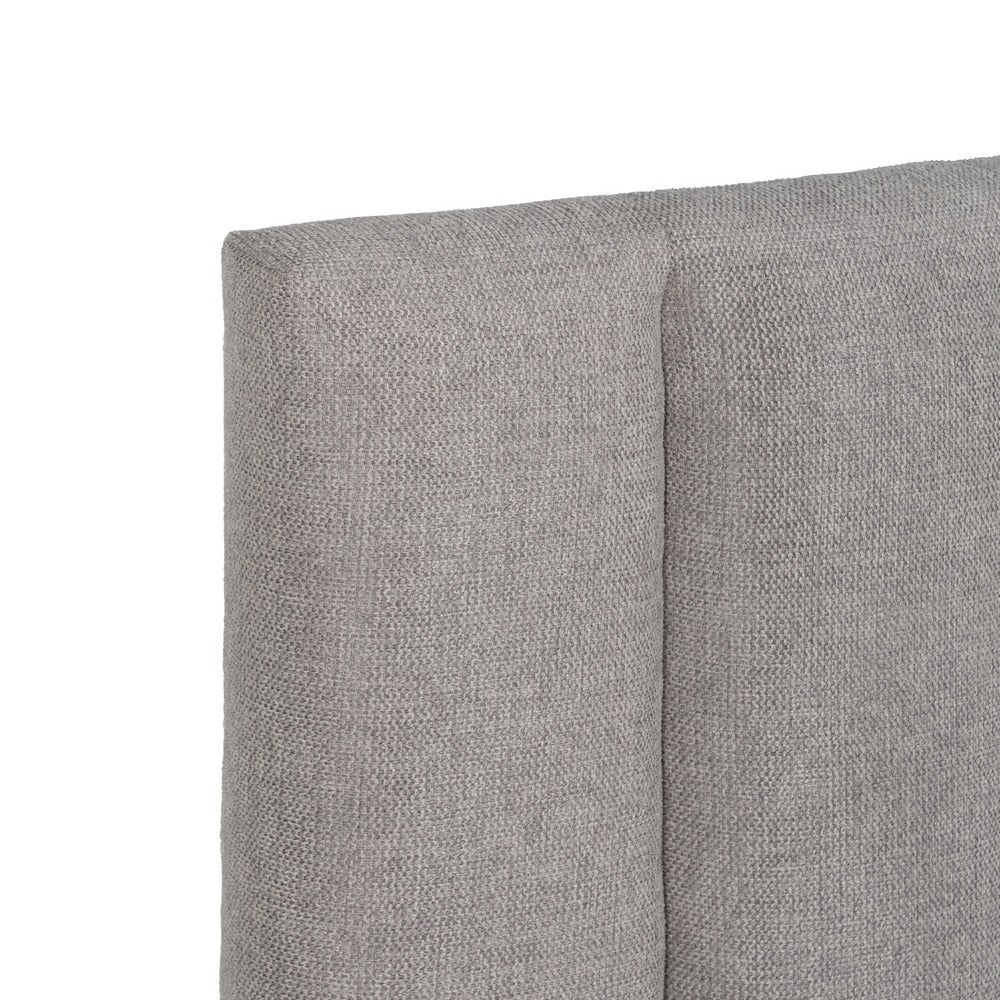 CABECERO GRIS TEJIDO DORMITORIO 160 X 8 X 100 CM