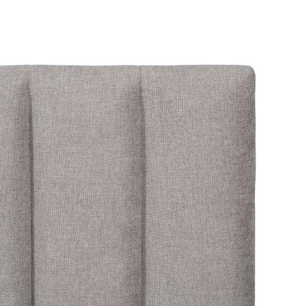 CABECERO GRIS TEJIDO DORMITORIO 160 X 8 X 100 CM