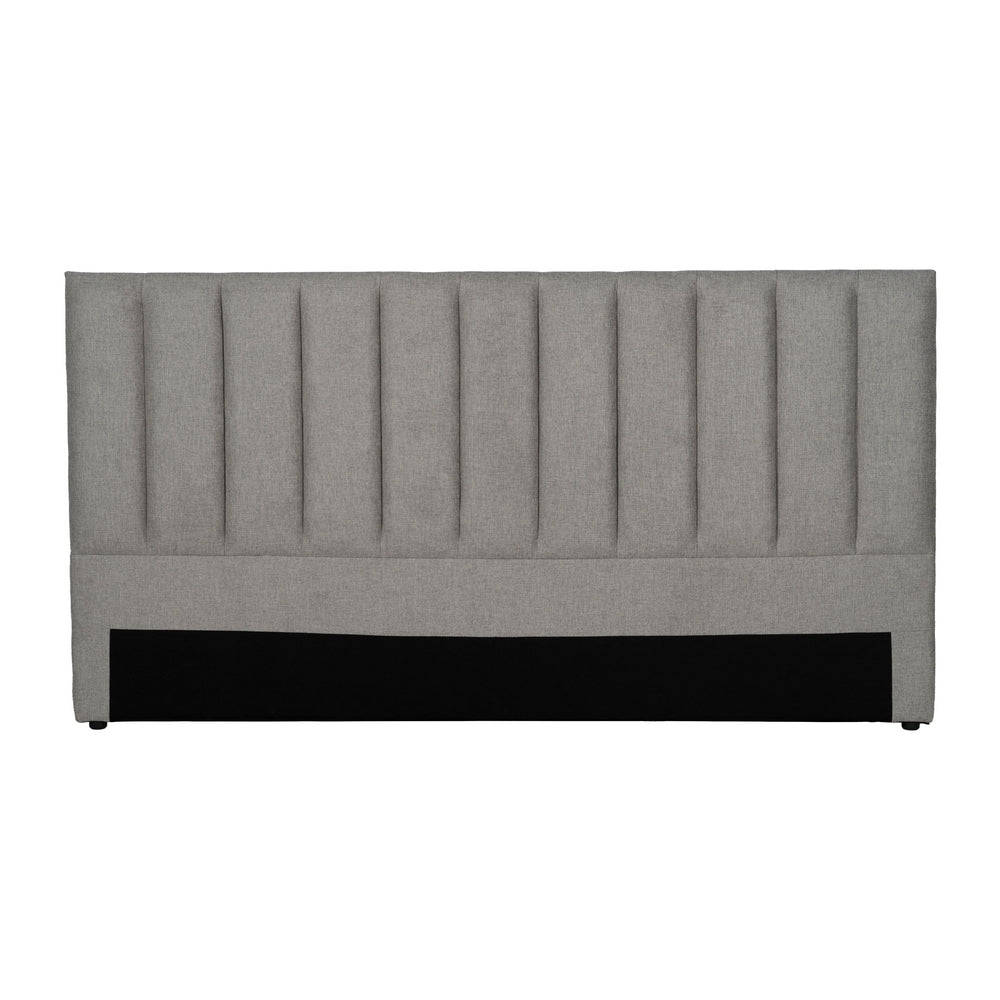 CABECERO GRIS TEJIDO DORMITORIO 190 X 8 X 100 CM