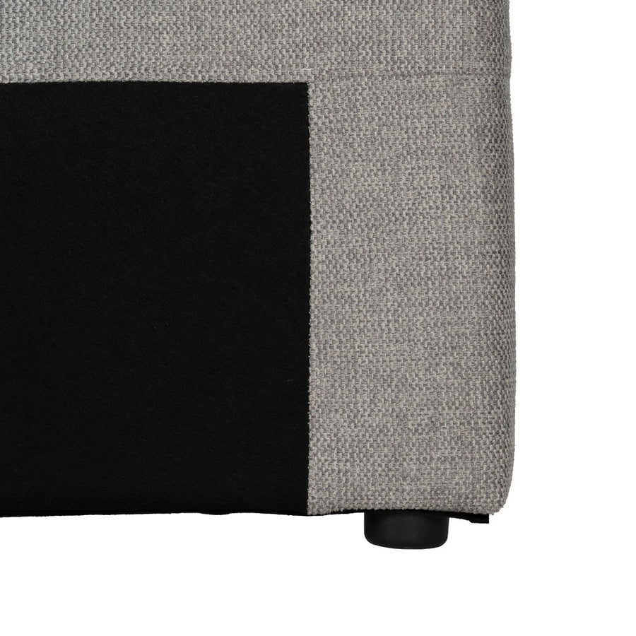 CABECERO GRIS TEJIDO DORMITORIO 190 X 8 X 100 CM