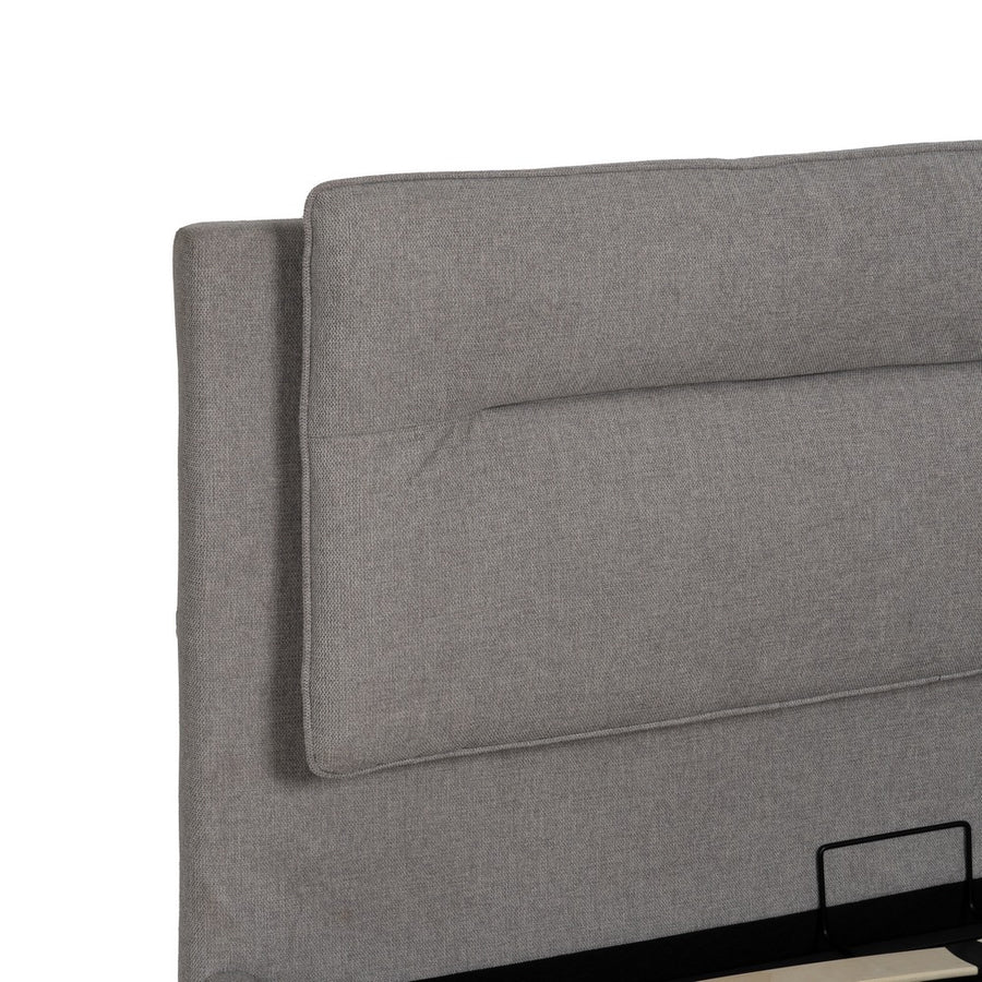 CAMA CANAPÉ GRIS TEJIDO DORMITORIO 164 X 214 X 110 CM