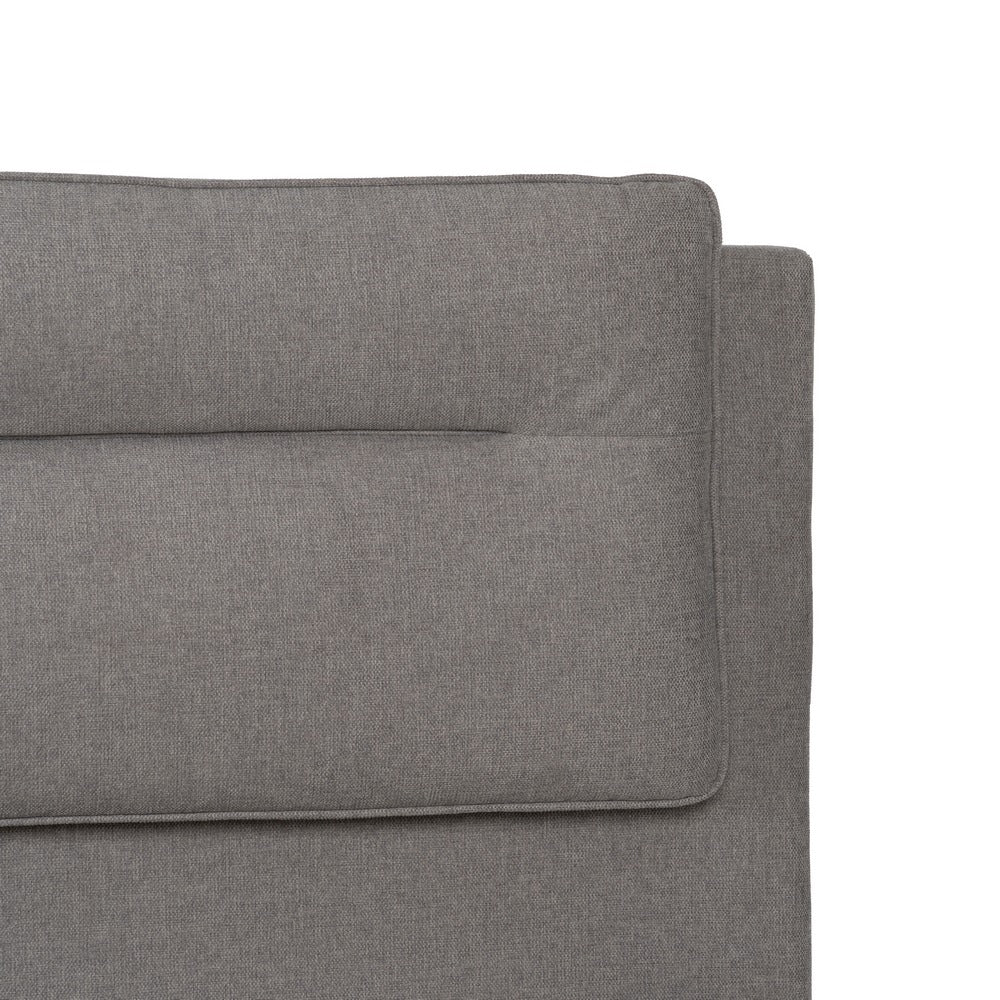 CAMA CANAPÉ GRIS TEJIDO DORMITORIO 164 X 214 X 110 CM