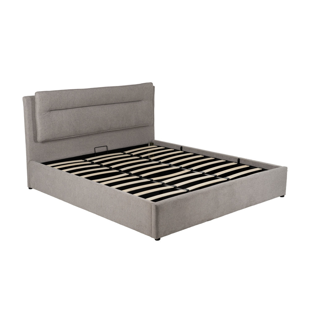 CAMA CANAP� GRIS TEJIDO DORMITORIO 191 X 212 X 113 CM