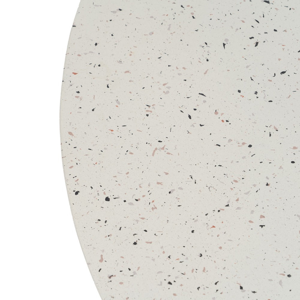 MESA CENTRO BLANCO FIBRA DE MAGNESIO 90 X 90 X 40 CM
