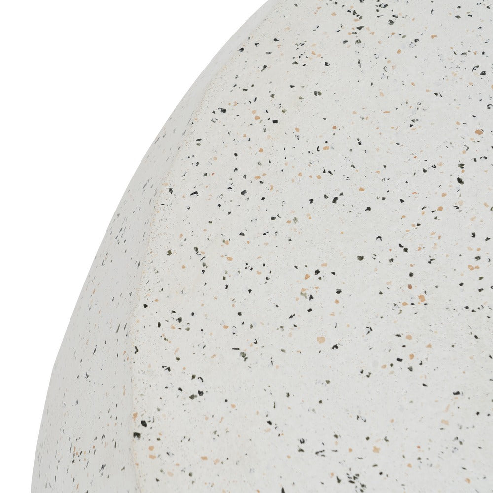 MESA CENTRO BEIGE CEMENTO 92 X 92 X 45 CM
