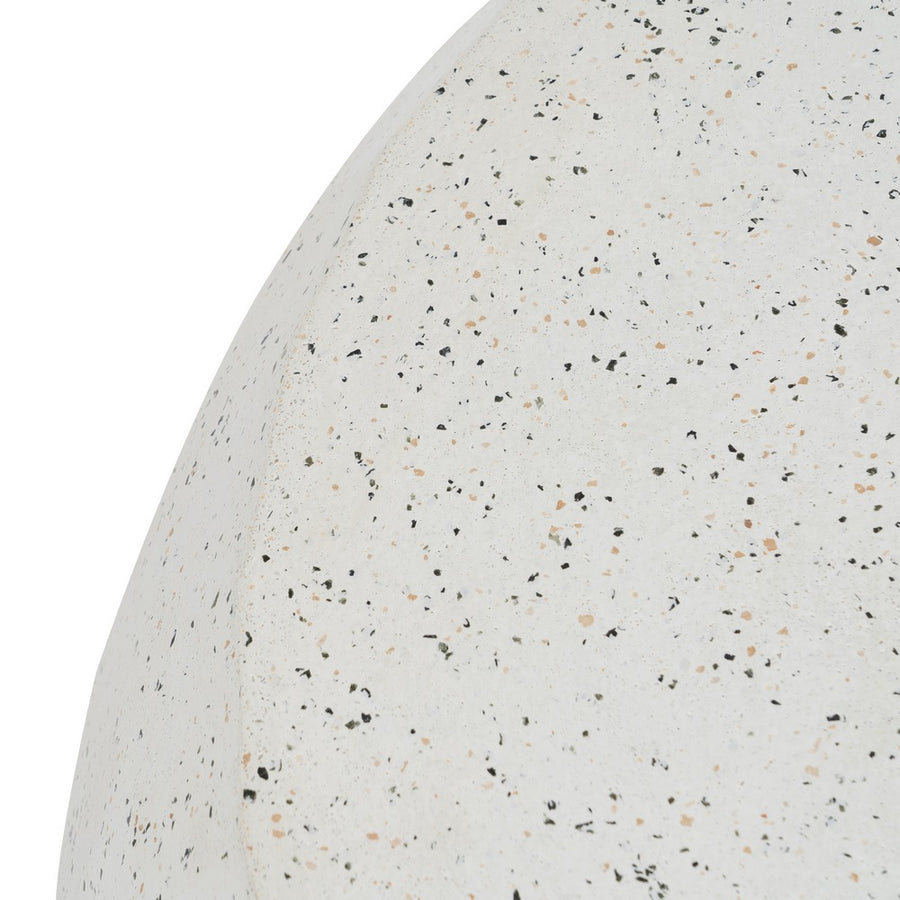 MESA CENTRO BEIGE CEMENTO 92 X 92 X 45 CM