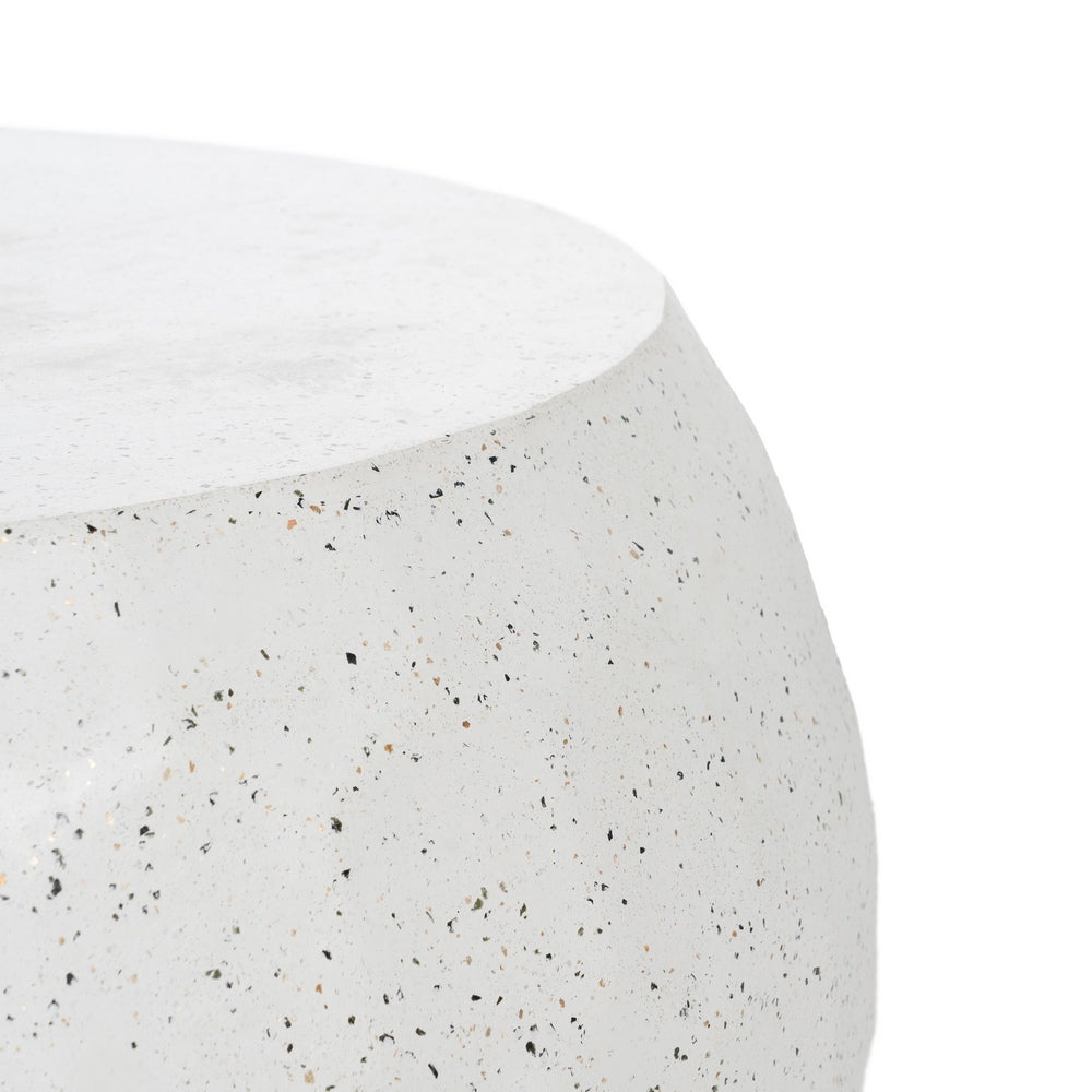 MESA CENTRO BEIGE CEMENTO 92 X 92 X 45 CM