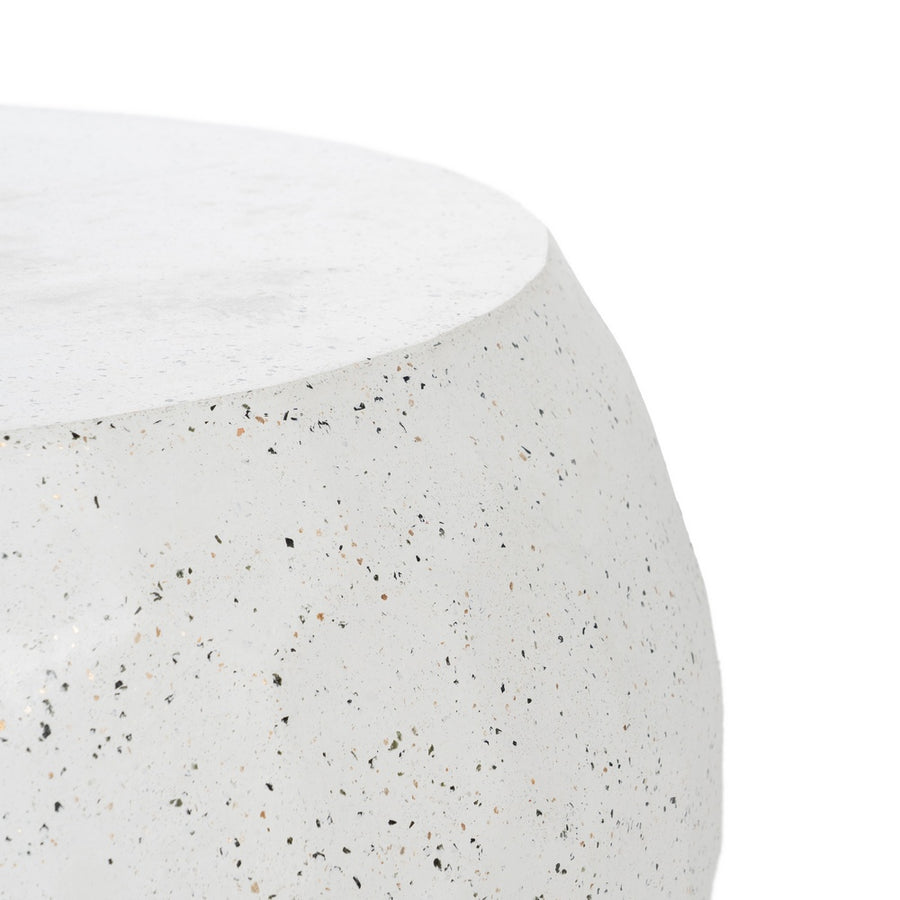 MESA CENTRO BEIGE CEMENTO 92 X 92 X 45 CM