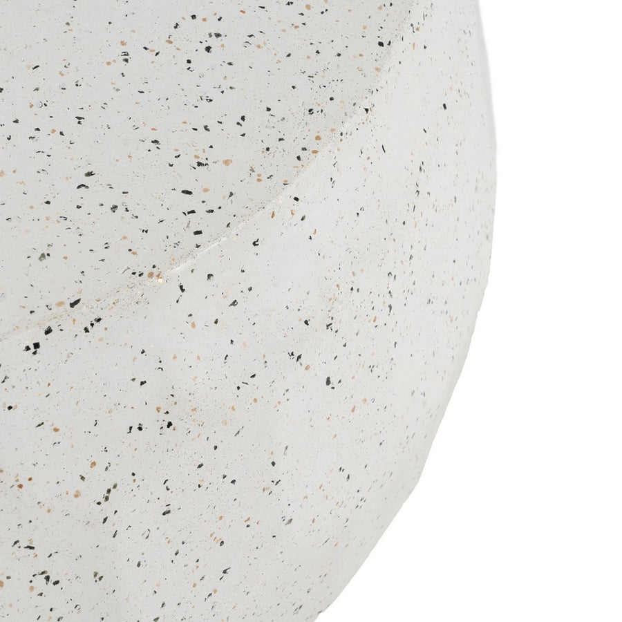 MESA CENTRO BEIGE CEMENTO 92 X 92 X 45 CM