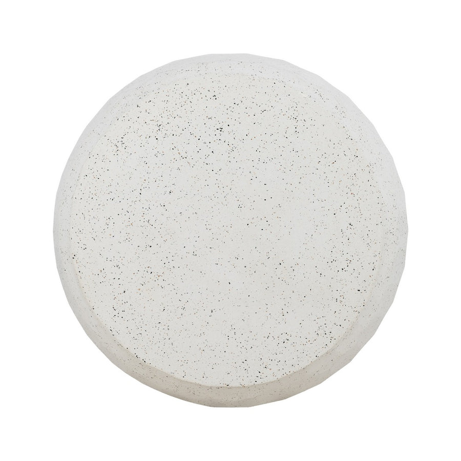 MESA CENTRO BEIGE CEMENTO 92 X 92 X 45 CM