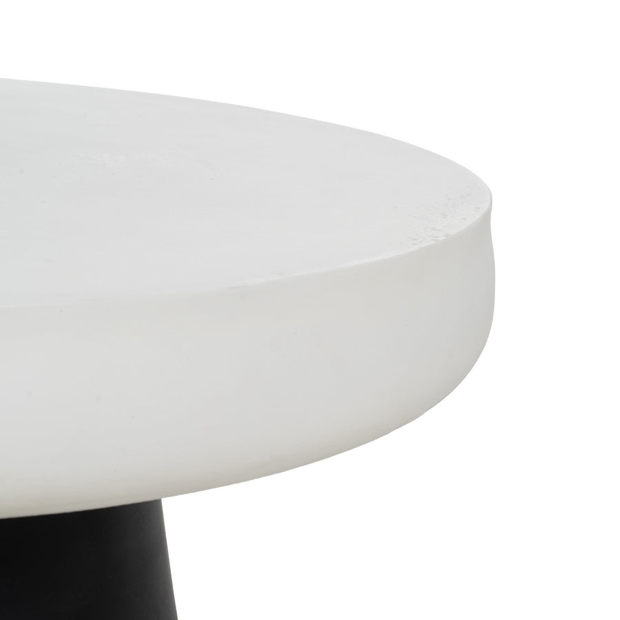 MESA CENTRO BLANCO-NEGRO MAGNESIO 91 X 91 X 39 CM