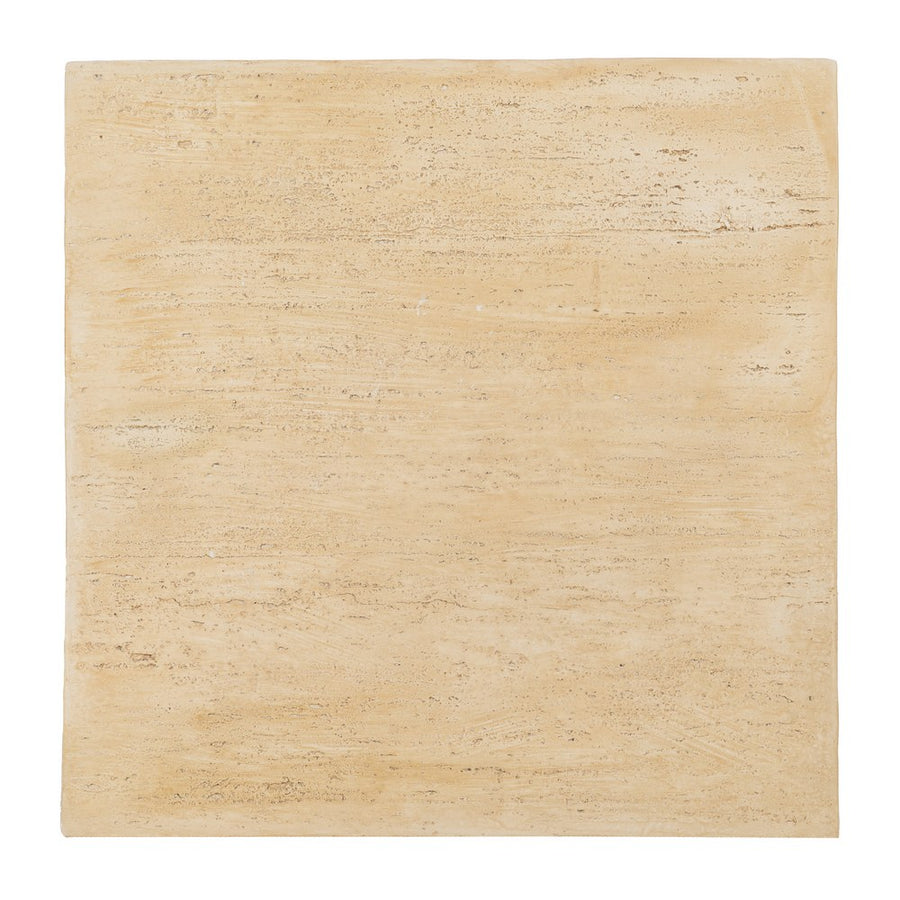 MESA CENTRO BEIGE MAGNESIO 80 X 80 X 40 CM