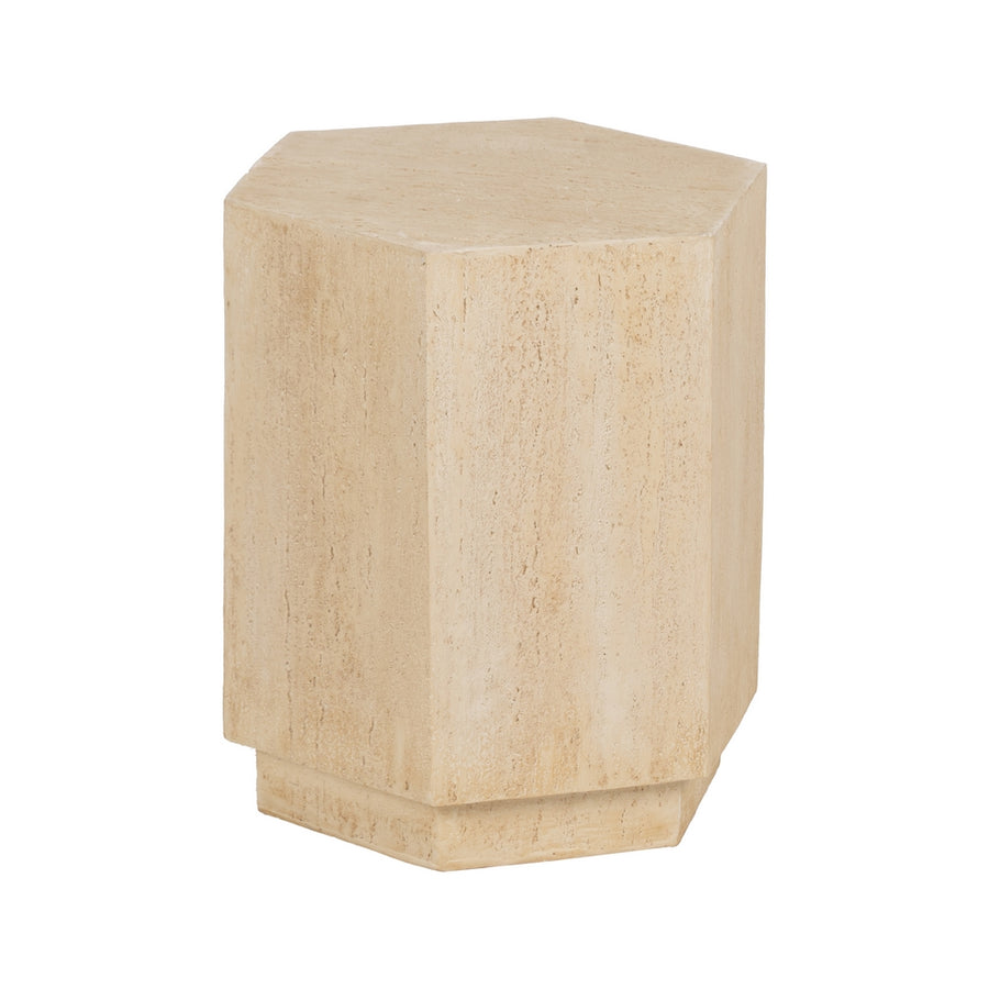 MESA AUXILIAR BEIGE MAGNESIO 41,50 X 36,50 X 46,50 CM
