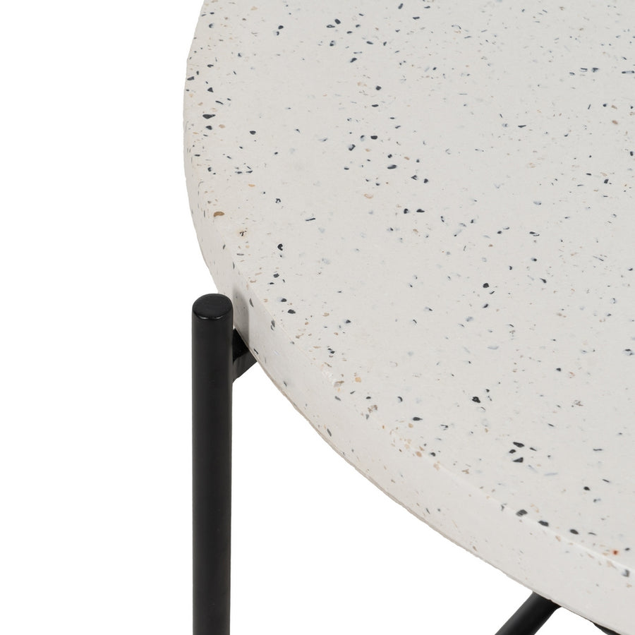 MESA CENTRO BEIGE-NEGRO MAGNESIO 68 X 68 X 44 CM