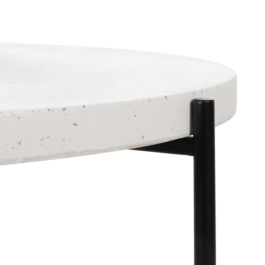 MESA CENTRO BEIGE-NEGRO MAGNESIO 68 X 68 X 44 CM