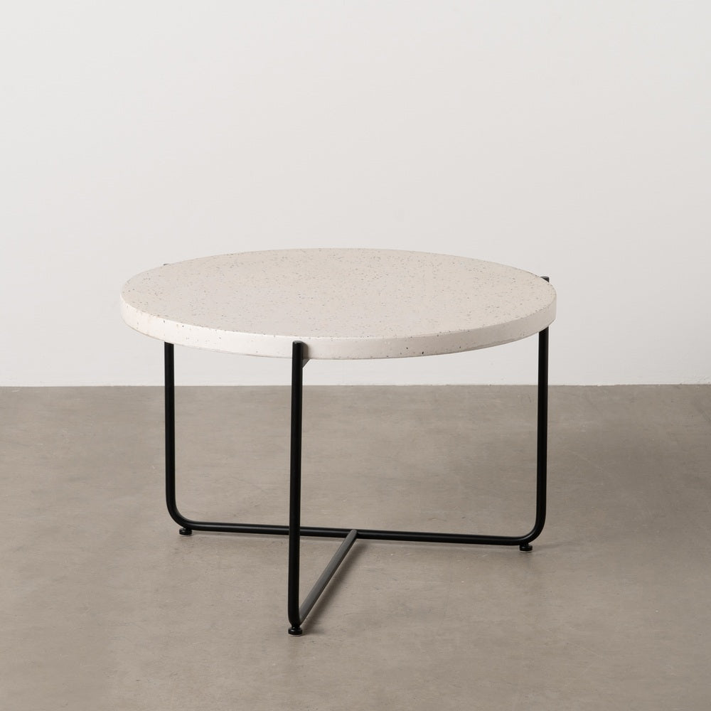 MESA CENTRO BEIGE-NEGRO MAGNESIO 68 X 68 X 44 CM